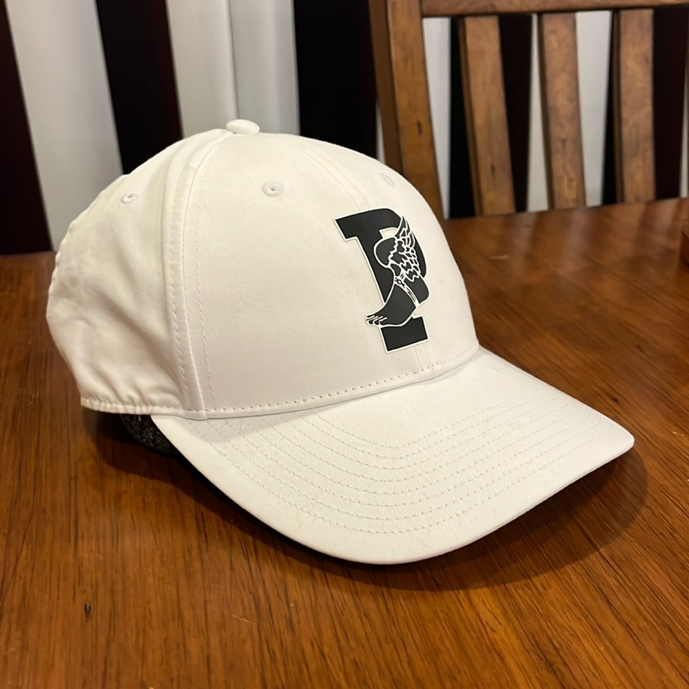 Polo by Ralph Lauren White Baseball Cap with Black Logo